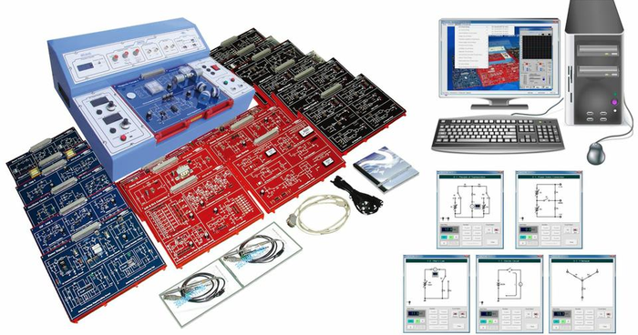 【 WST-50 】 Electricity·Electronics Trainer (PC Based) - WOOSUN. CO., LTD.